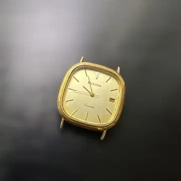 BULOVA 쿼츠 손목시계 본체 골드 컬러 남성용