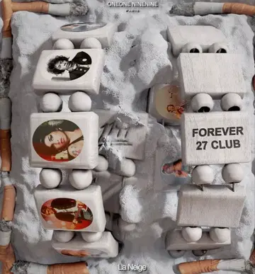 Bazo1199 Forever 27club 팔찌 화이트