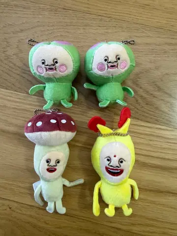코비토즈칸 봉제 인형 마스코트 4개 세트