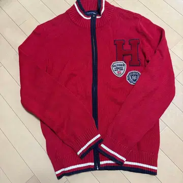 TOMMY HILFIGER 집업 니트 스웨터 S