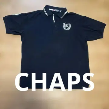 CHAPS 피케 셔츠 반팔 빅 포니 라스베가스 블랙 3L