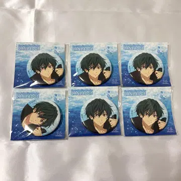 Free! FS 캔뱃지 키리시마 이쿠야 6점 세트