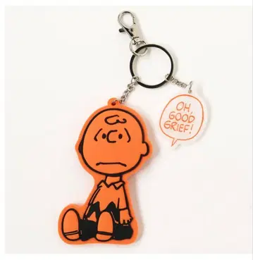 PEANUTS Cafe 한정판 찰리 브라운 키링