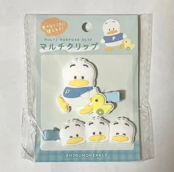 멀티 클립 오리 페클 앞머리 클립 산리오
