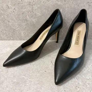 ZARA BASIC 스틸레토 핑힐 펌프스 블랙 23cm