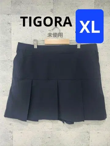 티고라 XL 골프 스트레치 플리츠 스커트 LL 빅 사이즈 네이비