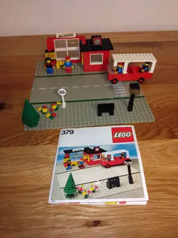 초레어 레어 LEGO 올드레고 379 버스 스테이션 시티 시리즈