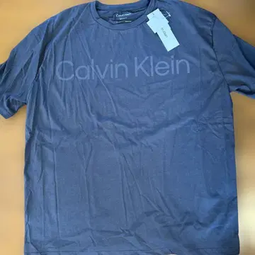 Calvin Klein 로고 그레이 티셔츠