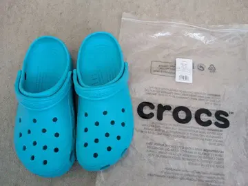 Crocs 클로그 샌들 블루 M10 W12