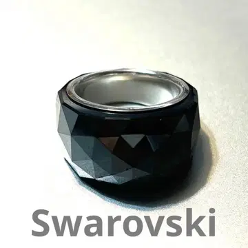 정가 3.5만 SWAROVSKI 스와로브스키 닐바나 반지 블랙 55