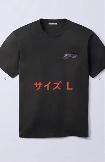 CalvinKlein 정국 로고 배지 티셔츠 피트 블랙 L