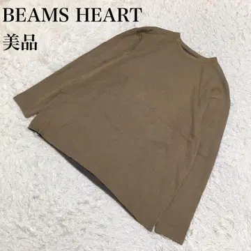 BEAMS HEART 빔즈 니트 코튼 긴팔 L U341