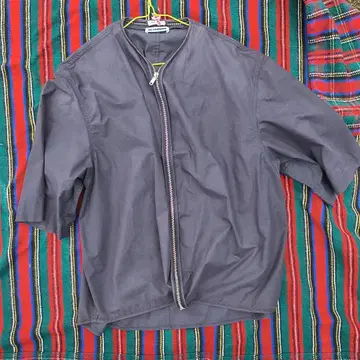 JilSander 반팔 ZIP 셔츠 사이즈 48