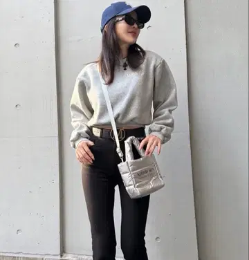 MIRROR9 Small metallic bag 실버