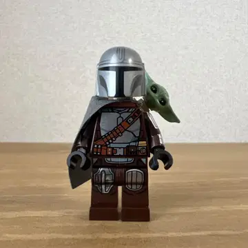 [ LEGO ] 만달로리안 그로구 미니 피규어 업어주기