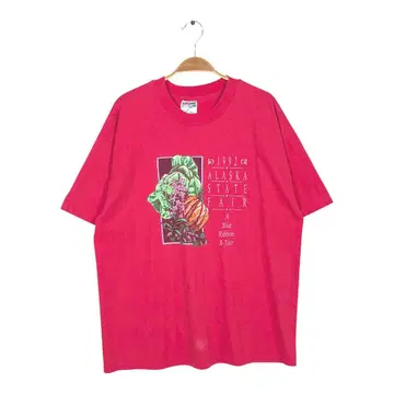 90s 알래스카 특산품 양배추 호박 USA제 빈티지 T셔츠 M