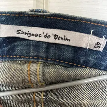 Savignac'de Denim 스트레이트 데님 46