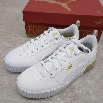 8/0702p18 PUMA 스니커즈 화이트 골드 24cm