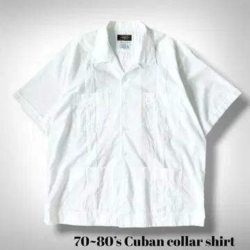 [ 70~80's CONTINENTAL ] 본바 밀리다제 쿠바 셔츠 XL