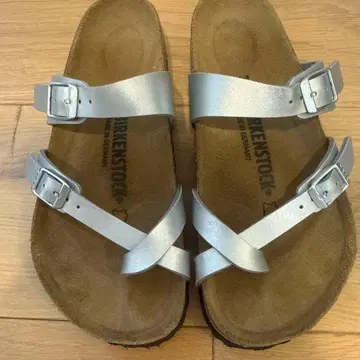 BIRKENSTOCK 샌들 마야리 실버