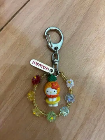 헬로키티 키링 하와이 한정판 파인애플