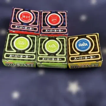 코카콜라 80년대 복각 디자인 요요 5개 세트