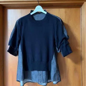 sacai 도킹 니트