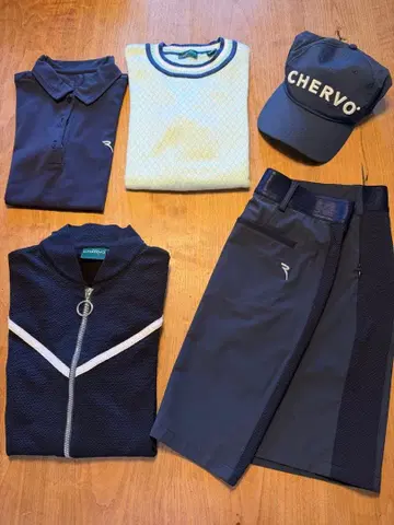 CHERVO 골프웨어 5세트 묶음 판매