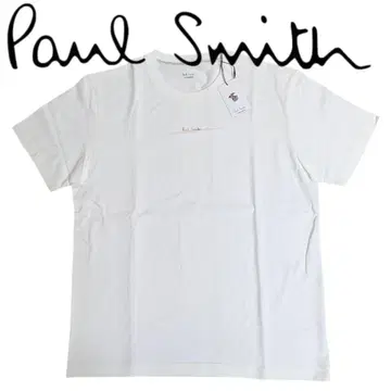 폴스미스 반팔 T셔츠 L 브랜드 로고 PaulSmith 화이트