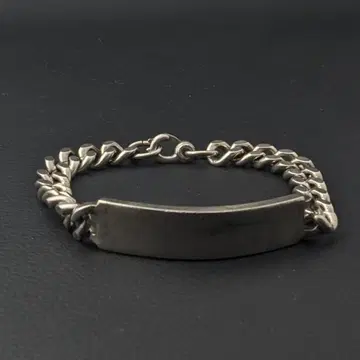 빈티지 실버925 50's elco ID 팔찌 50.5g