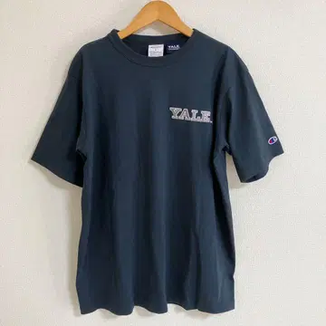 Champion 티셔츠 T1011 YALE 네이비 로고 자수 사이즈 S