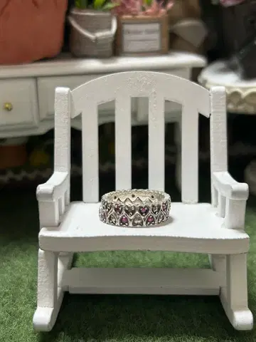 Anna Sui 하트 모티브 반지 2개 세트 11호