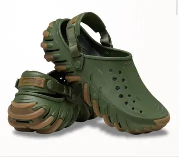 Crocs Echo Clog 사보 샌들 올리브