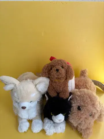 무릎 강아지 무릎 고양이 파프스 산레몬 봉제 인형