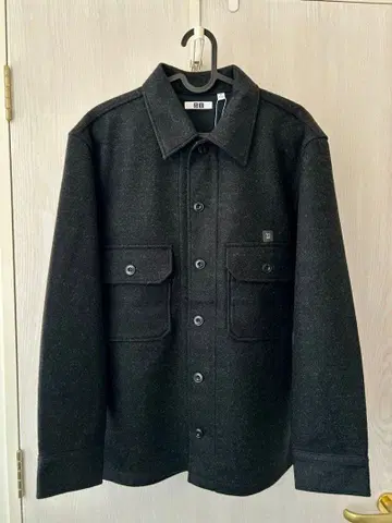 UNIQLO 유니클로U 셔츠 자켓 다크 그레이