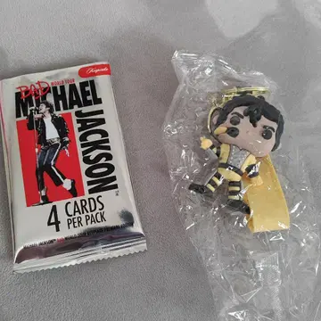 Michael Jackson BAD 카드 + 키링