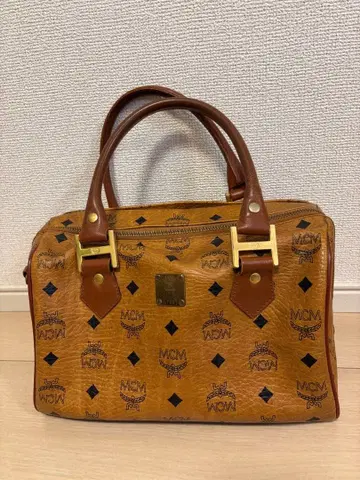 MCM 미니 보스턴 백