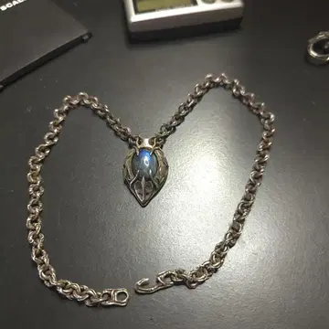 핸드메이드 Silver 액세서리 래브라도 라이트 목걸이