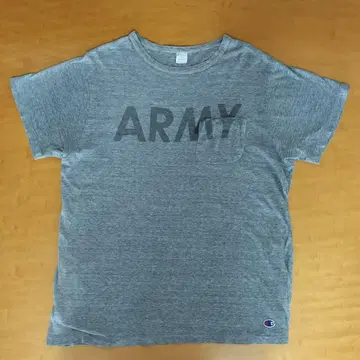 Champion 챔피온 ARMY 프린트 포켓 T셔츠 L