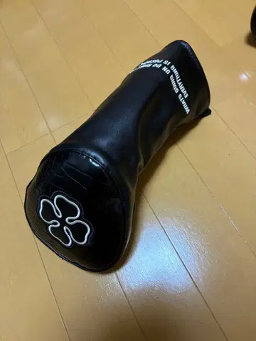BALDO 드라이버용 골프헤드커버 클로버 블랙