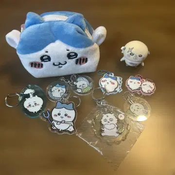 치이카와 (먼작귀) 굿즈 묶음 판매 파우치 키링