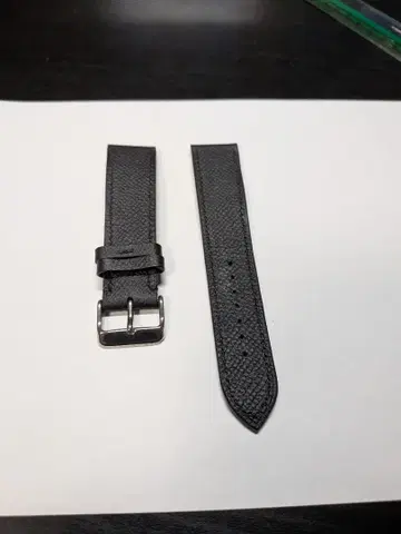 남성용 시계 가죽 밴드 22mm