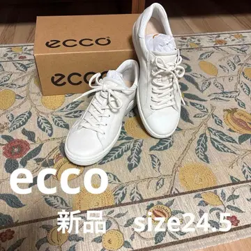 ECCO SOFT 7 W 스니커즈 화이트 24.5cm