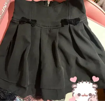 미셸 마카롱, 레이스 리본 슬림 레그 스커트