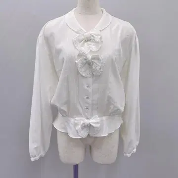 4851 INGEBORG 잉게보그 화이트 계열 긴팔 블라우스