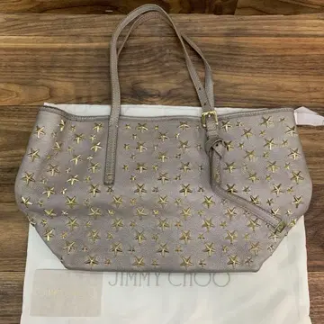 중고 JIMMY CHOO 스타 스터드 사샤 토트백