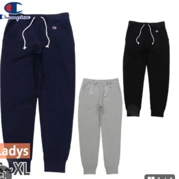Champion 스웨트 팬츠 조거 팬츠 여성용 XL 그레이