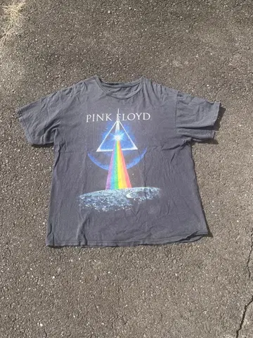 pink floyd 밴드 티셔츠 90s 페이드 티