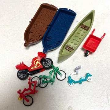 LEGO 레고 보트 자전거 바이크 부품 세트