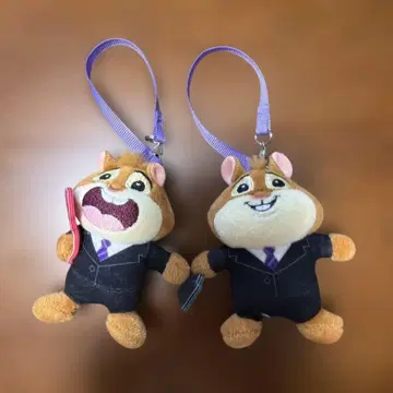 도쿄 디즈니 리조트 주토피아 레밍 비즈니스맨 봉제 인형 참